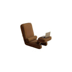 LSLYTQ Floor Chair, Foldable Dormitory Bedroom Bay Window Lazy Sofa Chair, Computer Chair, Ergonomic Chair Backrest Chair, with Adjustable Back Support and Little Table Meditation Chair