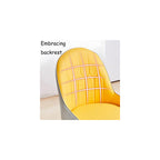 Accent Chair Contemporary Lounge Living Room Chair High Back Comfortable Extra-Thick Seat Pu Leather Sponge Home Office Bedroom Sofa (Yellow)