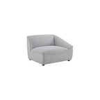 Modway Comprise Fabric Upholstered Sectional, Armchair, Light Gray