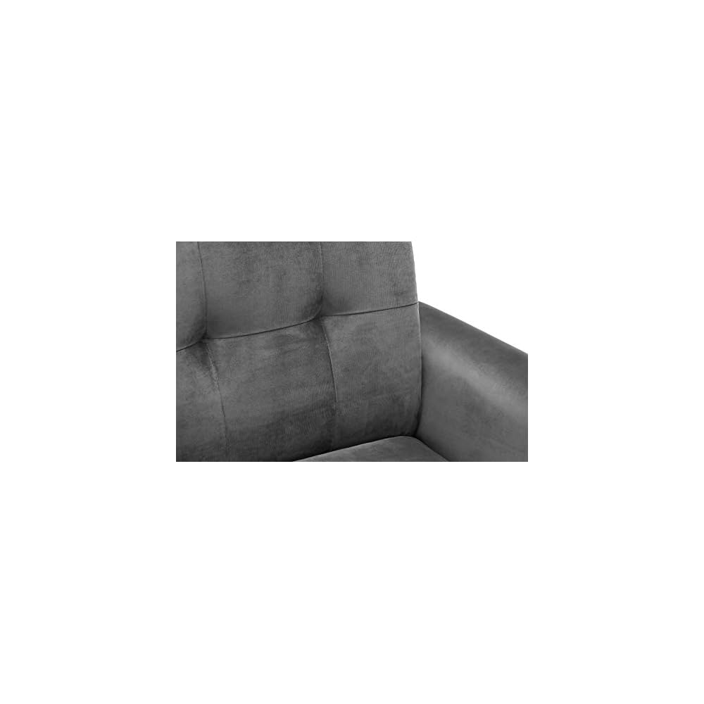 Julian Bowen Monza Chair - Dark Grey Arm Chairs