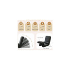 LSLYTQ Floor Chair, Foldable Dormitory Bedroom Bay Window Lazy Sofa Chair, Computer Chair, Ergonomic Chair Backrest Chair, with Adjustable Back Support and Little Table Meditation Chair