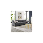 Modway Comprise Fabric Upholstered Sectional, Armchair, Light Gray
