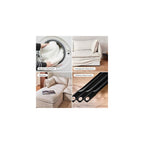 Anabei Modular Washable 6-Seater Open-Ends U-Sectional in Ash | Deluxe+ Seat | Cloud Pillow