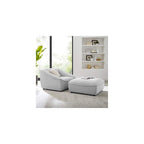 Modway Comprise Fabric Upholstered Sectional, Armchair, Light Gray