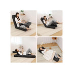 LSLYTQ Floor Chair, Foldable Dormitory Bedroom Bay Window Lazy Sofa Chair, Computer Chair, Ergonomic Chair Backrest Chair, with Adjustable Back Support and Little Table Meditation Chair